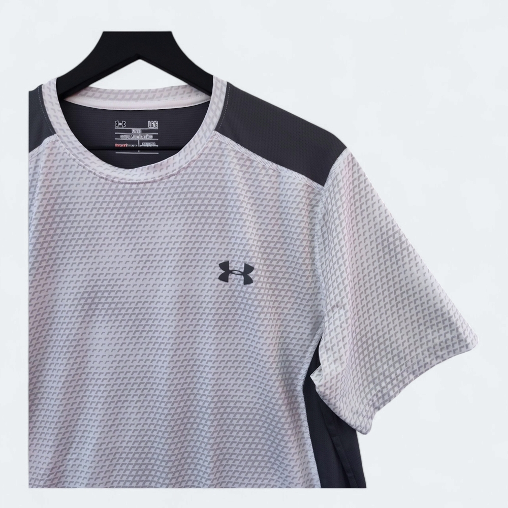 Under Armour Men's Team Raid Short Sleeve T-shirt Mens Size Large Fitted - Picture 3 of 8